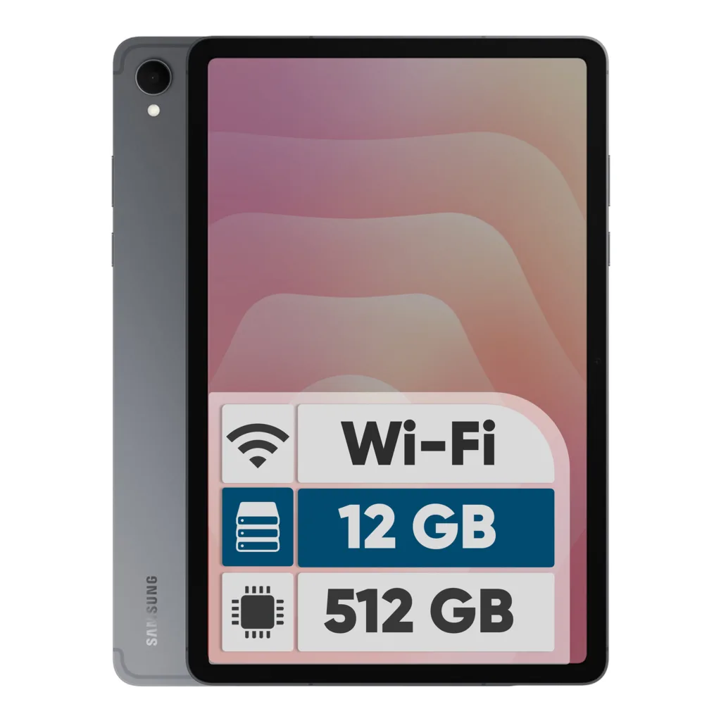 تبلت ۱۱ اینچ سامسونگ مدل Galaxy Tab S11 Wi-Fi ظرفیت 512 گیگابایت و رم 12 گیگابایت، رزولوشن دوربین ۱۳ مگاپیکسل، پشتیبانی از قلم و کیبورد