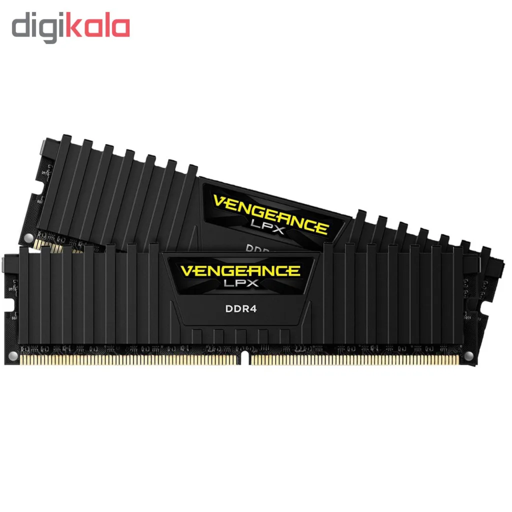 رم دسکتاپ DDR4 دو کاناله 3200 مگاهرتز CL16 کورسیر مدل Vengeance LPX ظرفیت 32 گیگابایت