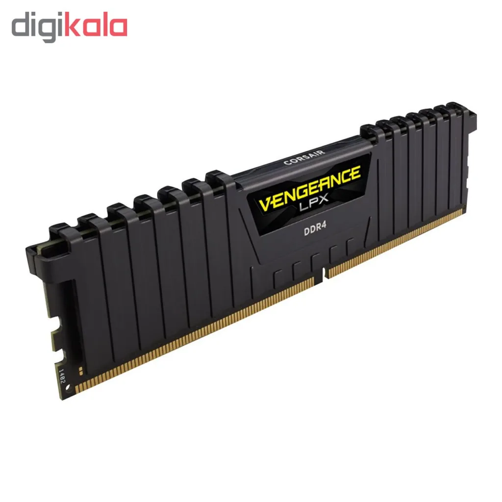 رم دسکتاپ DDR4 دو کاناله 3200 مگاهرتز CL16 کورسیر مدل Vengeance LPX ظرفیت 32 گیگابایت