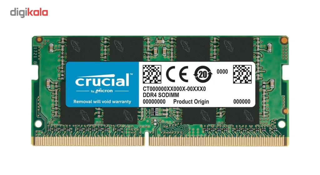 رم لپ تاپ کروشیال مدل DDR4 2400MHz ظرفیت 8 گیگابایت