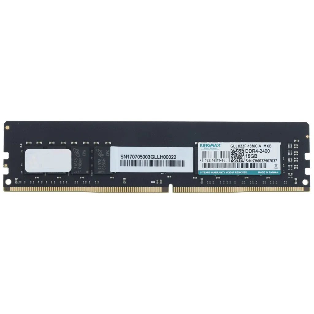 رم دسکتاپ DDR4 تک کاناله 2400 مگاهرتز کینگ مکس ظرفیت 16 گیگابایت