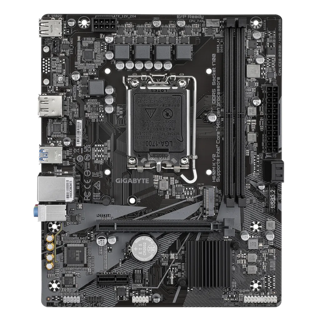 مادربرد گیگابایت مدل H610M K V2 rev. 1.0