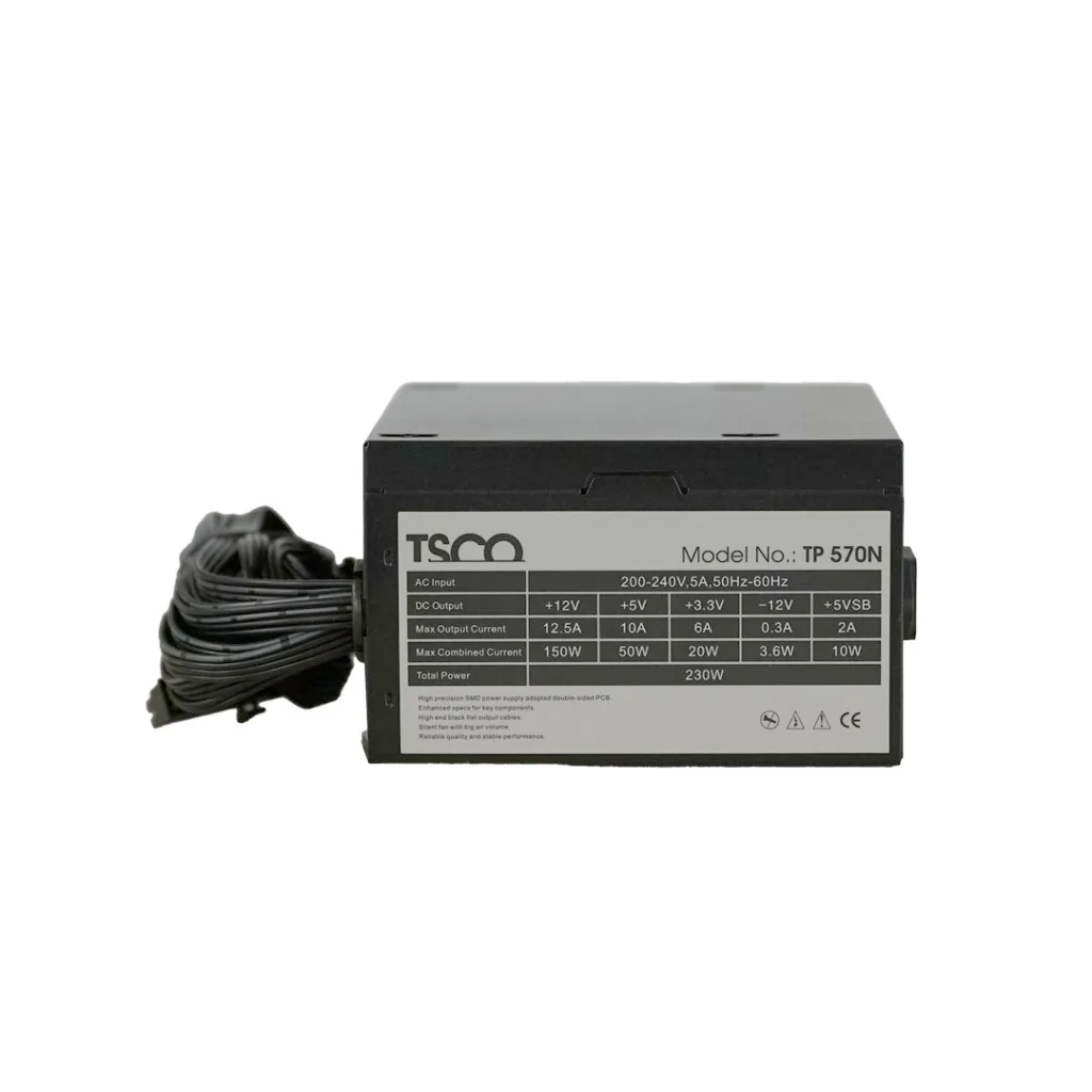 منبع تغذیه کامپیوتر تسکو مدل TP 570N