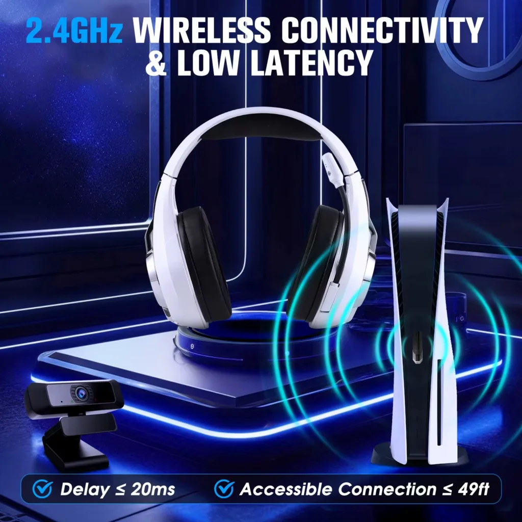 هدست مخصوص بازی بی سیم کوشن ایچ مدل GS400 ULTRA 7.1 Surround