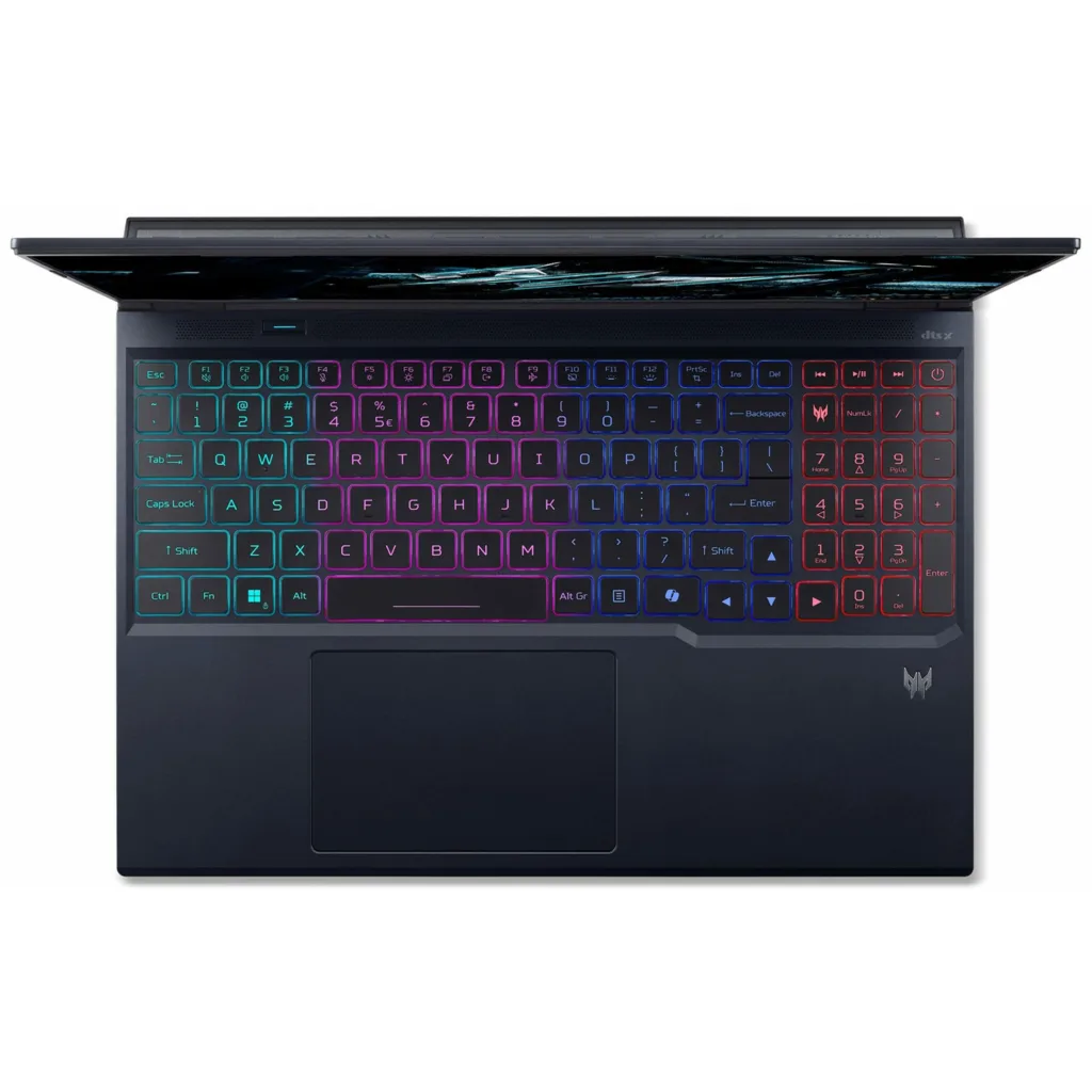 لپ تاپ 16 اینچی ایسر مدل Predator Helios Neo 16 AI PHN16-73-97BP-Core Ultra 9 275HX-16GB DDR5 6400MHz-1TB SSD-RTX5060 8GB-QHD 180Hz