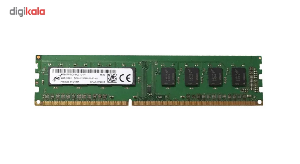 رم کامپیوتر میکرون مدل DDR3 -12800 1600MHz ظرفیت 4 گیگابایت
