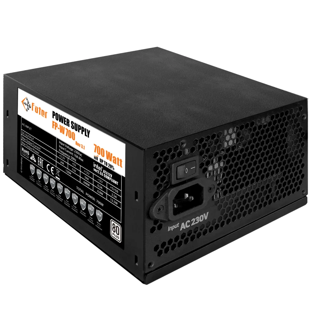منبع تغذیه کامپیوتر 700 وات فاطر مدل FP-W700 80Plus 700W