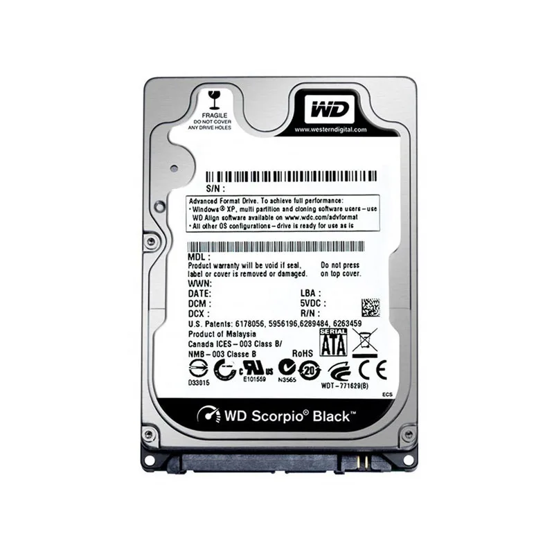 هارد دیسک وسترن دیجیتال مدل WD500LPLX ظرفیت 500 گیگابایت