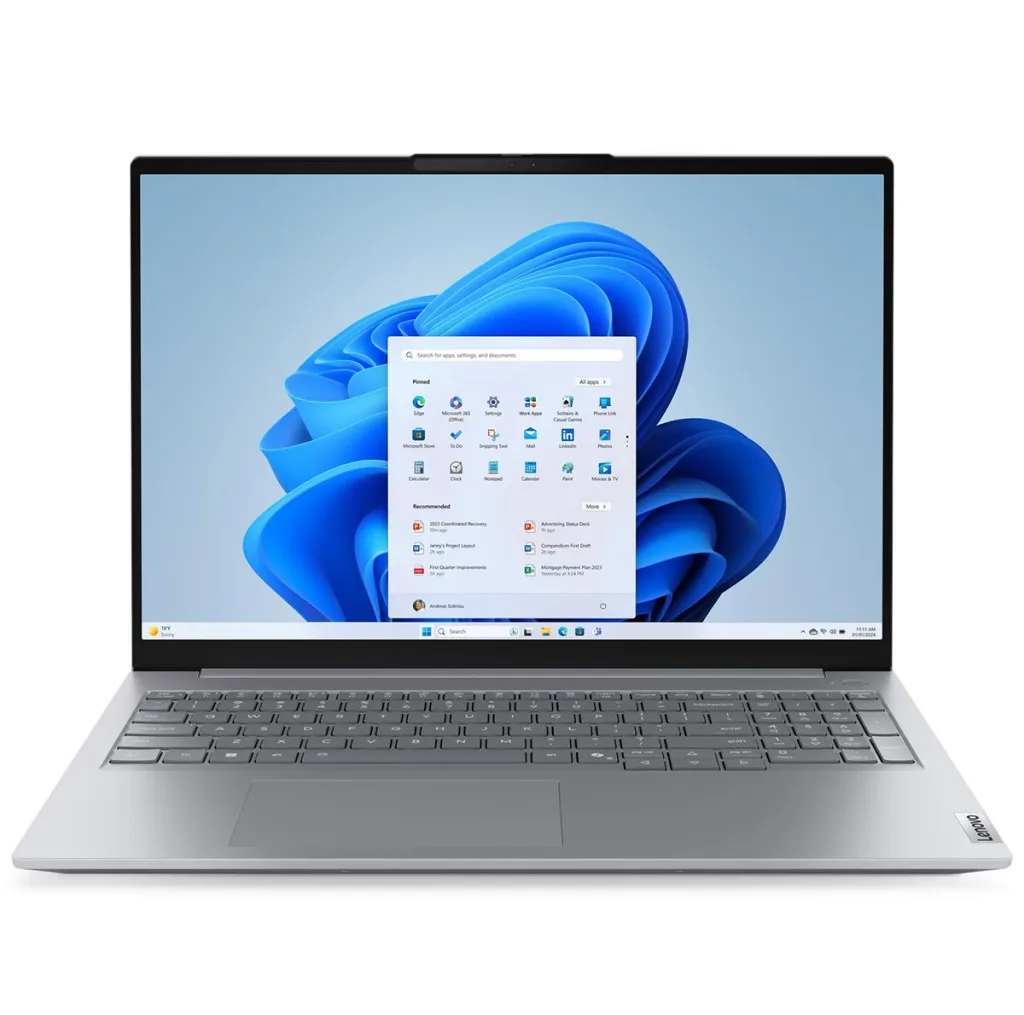 لپ تاپ 16 اینچی لنوو مدل ThinkBook 16 G8 IAL-Core Ultra 7 255H-16GB DDR5 5600MHz-512GB SSD-IPS 60Hz-Backlit-Fingerprint