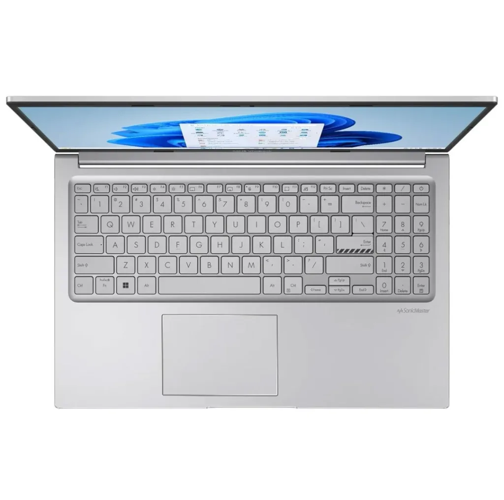 لپ تاپ 15.6 اینچی ایسوس مدل Vivobook 15 F1504VAP-Core 5 120U-16GB DDR4-512GB SSD-IPS-W