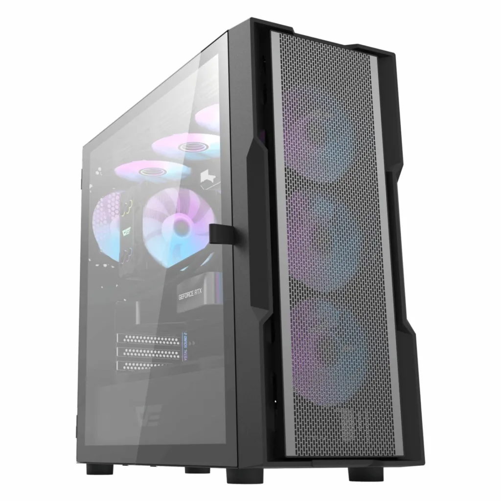 کیس کامپیوتر گیمینگ دارک فلش مدل DK431 Mesh BK