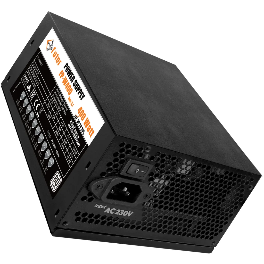 منبع تغذیه کامپیوتر 400 وات فاطر مدل FP-W400 80Plus 400W