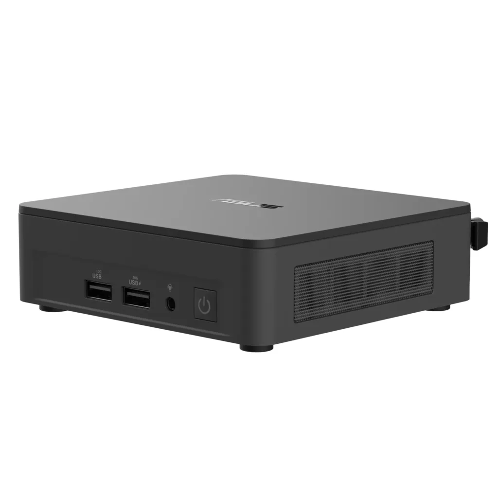 کامپیوتر کوچک ایسوس مدل NUC 13 Pro با پردازنده Core i5 1340P حافظه SSD با ظرفیت 1 ترابایت رم DDR4 با ظرفیت هشت گیگابایت پردازنده گرافیکی Intel