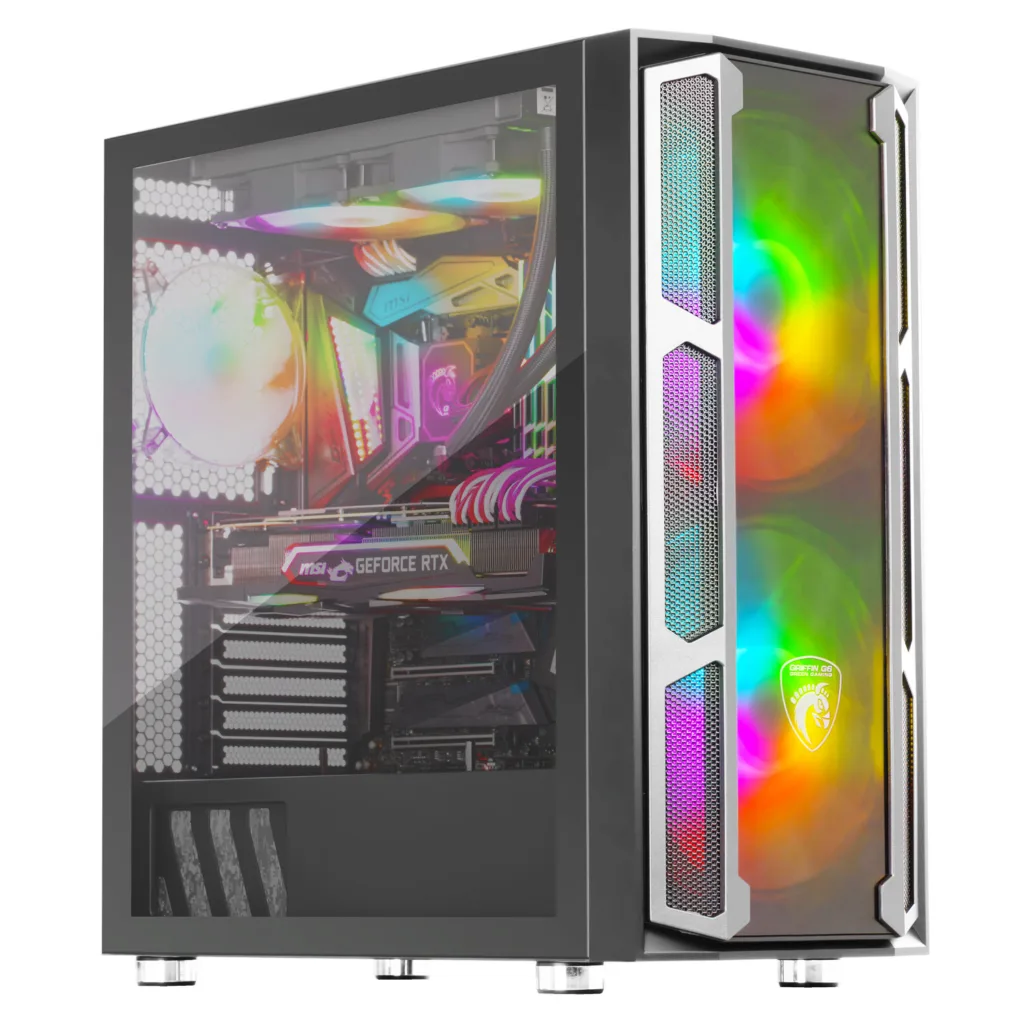 کیس کامپیوتر گیمینگ گرین مدل GRIFFIN G6