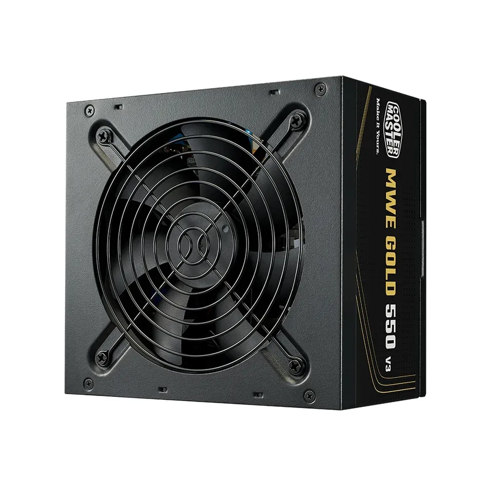 منبع تغذیه کامپیوتر 850 وات کولر مستر مدل MWE 850 Gold V3 ATX 3.1 Non-Modular