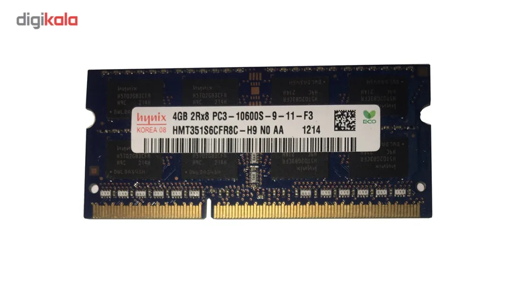 رم لپ تاپ هاینیکس مدل DDR3 10600s MHz ظرفیت 4 گیگابایت