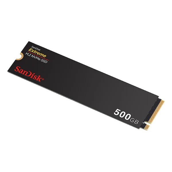 اس اس دی اینترنال PCIe Gen4 x4 سن دیسک مدل Extreme ظرفیت 500 گیگابایت