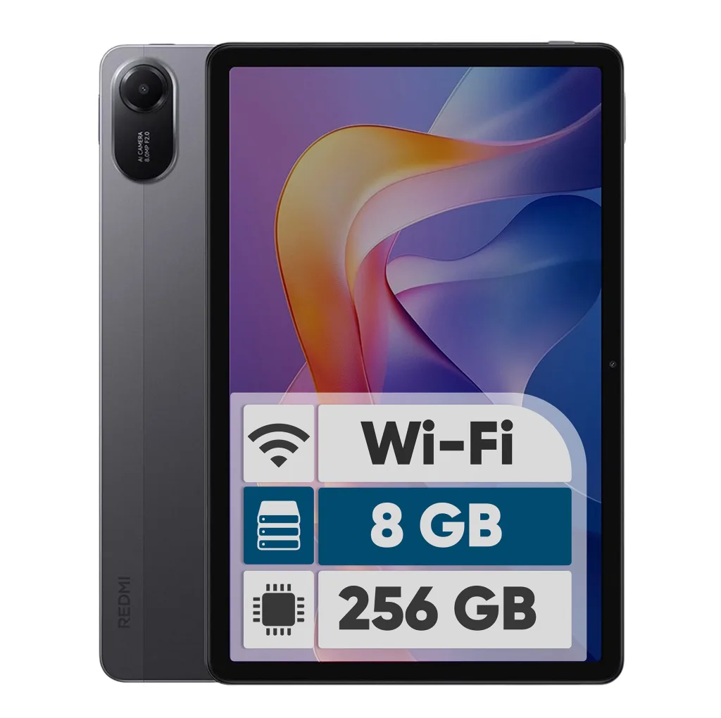 تبلت ۱۱ اینچ شیائومی مدل Redmi Pad 2 Wi-Fi با ظرفیت 256 گیگابایت و رم 8 گیگابایت، رزولوشن دوربین اصلی ۸ مگاپیکسل، پشتیبانی از قلم