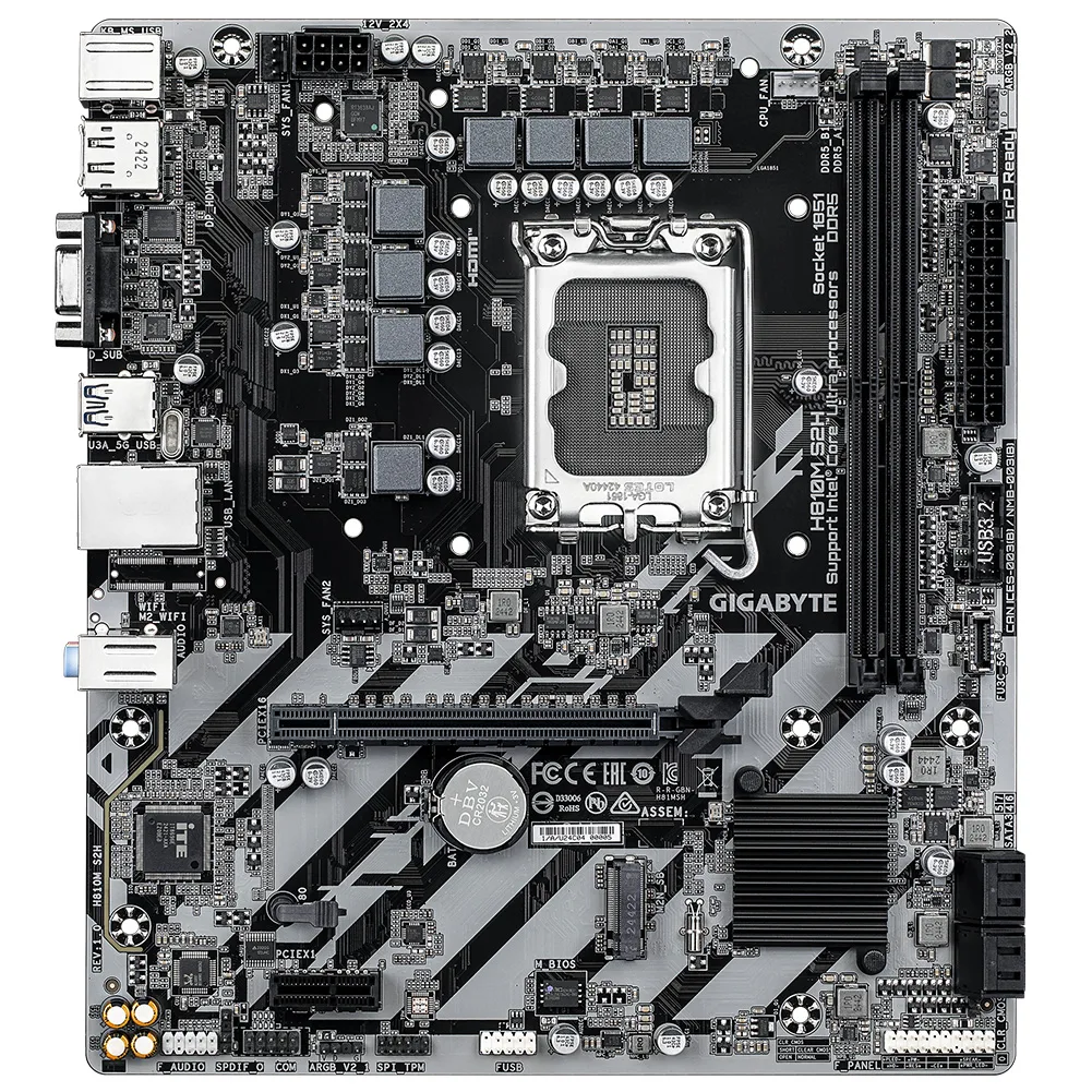 مادربرد گیگابایت مدل H810M S2H Rev. 1.0