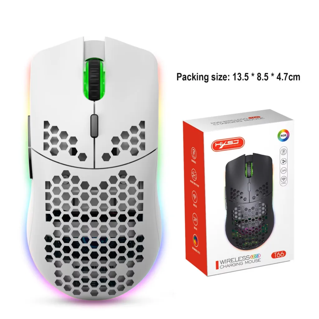 ماوس گیمینگ بی سیم اچ اکس اس جی مدل T66