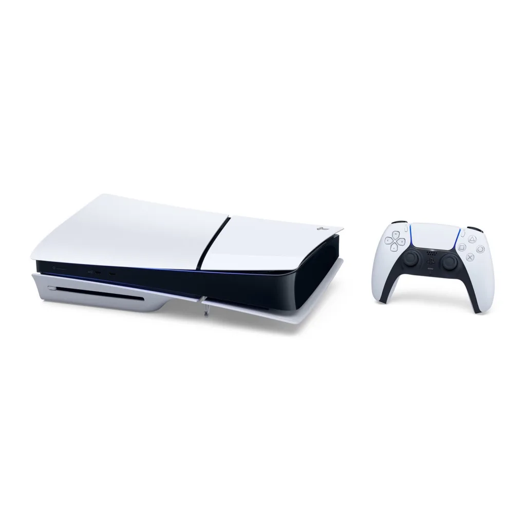 کنسول بازی سونی مدل PlayStation 5 Slim ریجن اروپا سری 2016A نسخه دیسکخور ظرفیت یک ترابایت به همراه بازی EA SPORTS FC 26