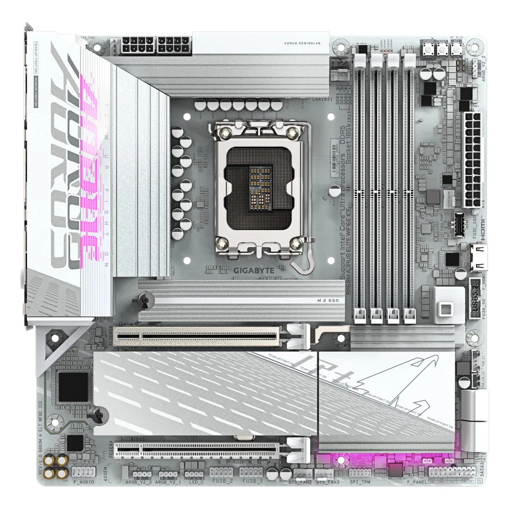 مادربرد گیگابایت مدل B860M AORUS ELITE WIFI6E ICE