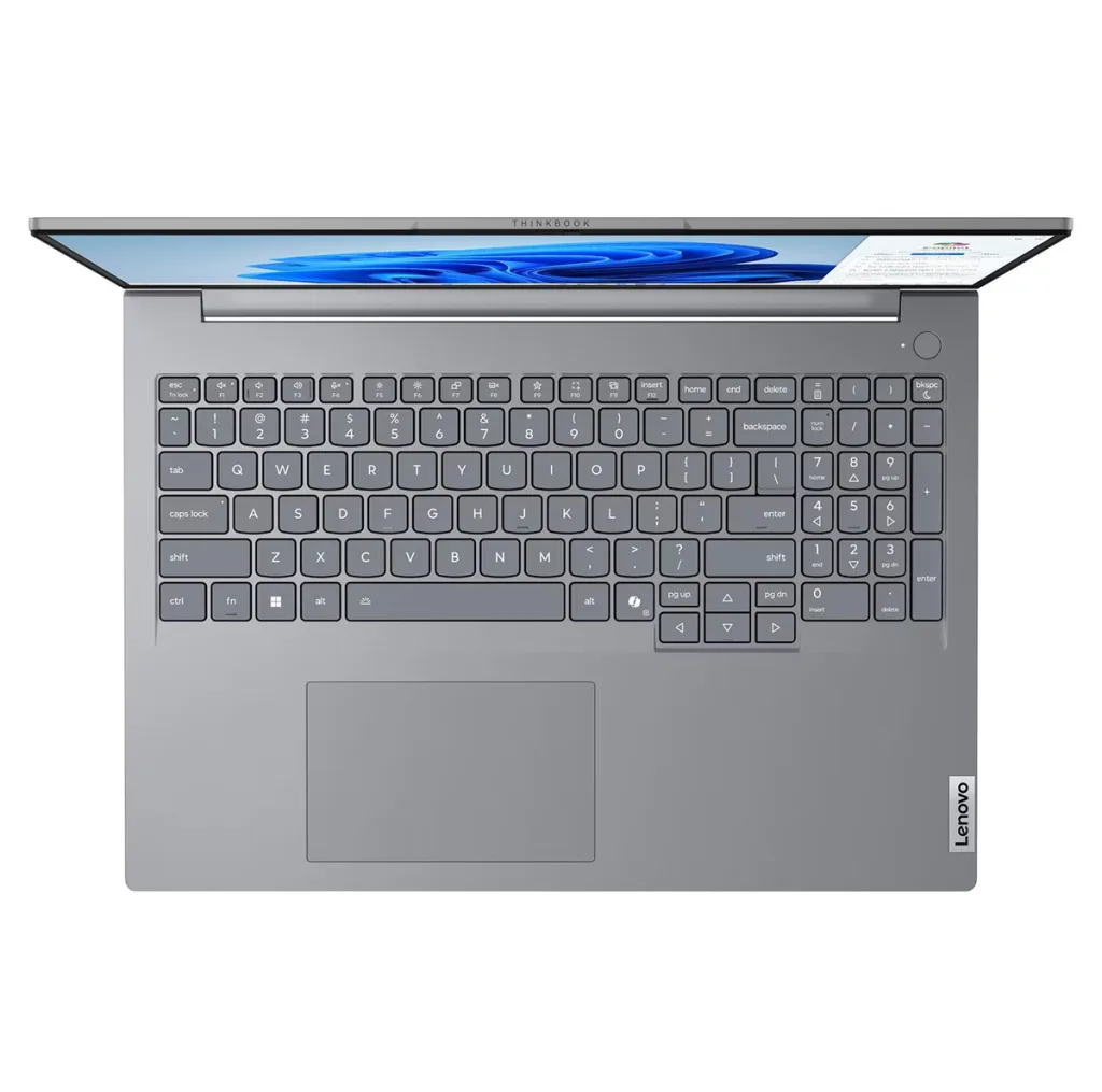 لپ تاپ 16 اینچی لنوو مدل ThinkBook 16 G8 IAL-Core Ultra 7 255H-16GB DDR5 5600MHz-512GB SSD-IPS 60Hz-Backlit-Fingerprint