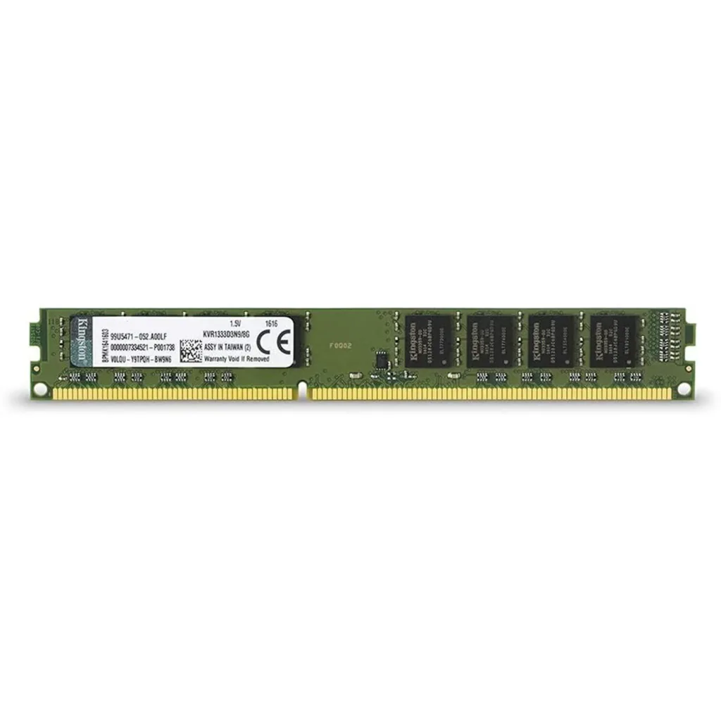 رم دسکتاپ DDR3 تک کاناله 1600 مگاهرتز کینگستون مدل KVR ظرفیت 8 گیگابایت