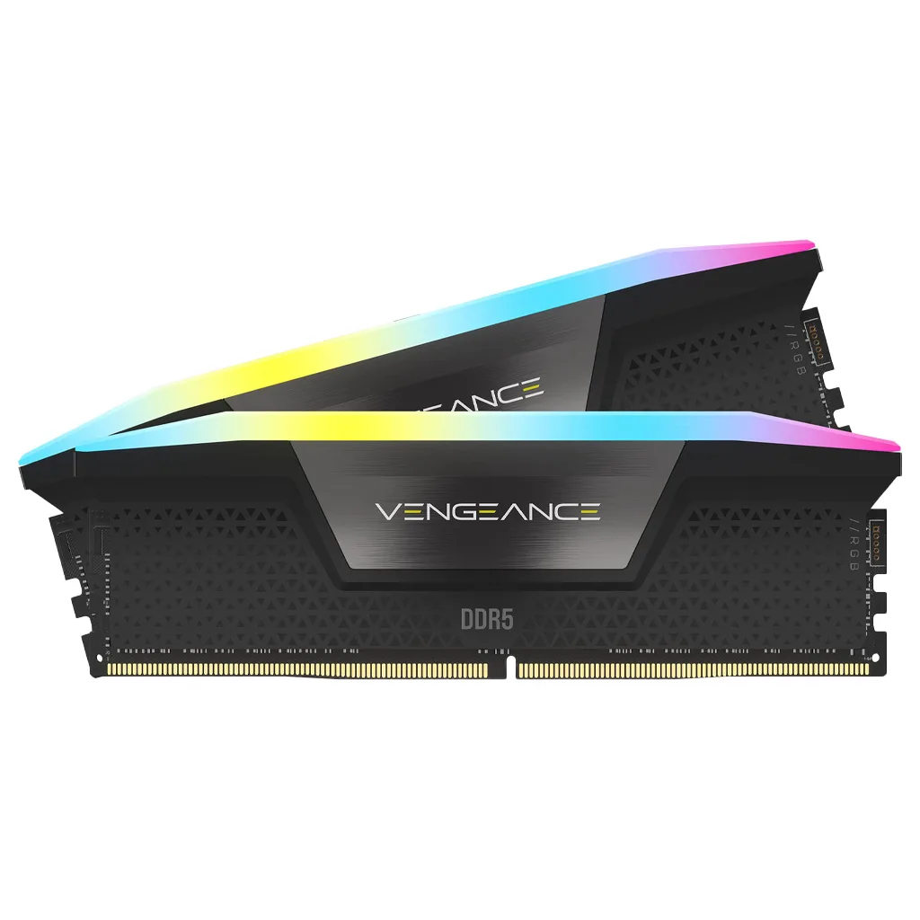 رم دسکتاپ DDR5 دو کاناله 7000 مگاهرتز CL40 کورسیر مدل VENGEANCE RGB ظرفیت 48