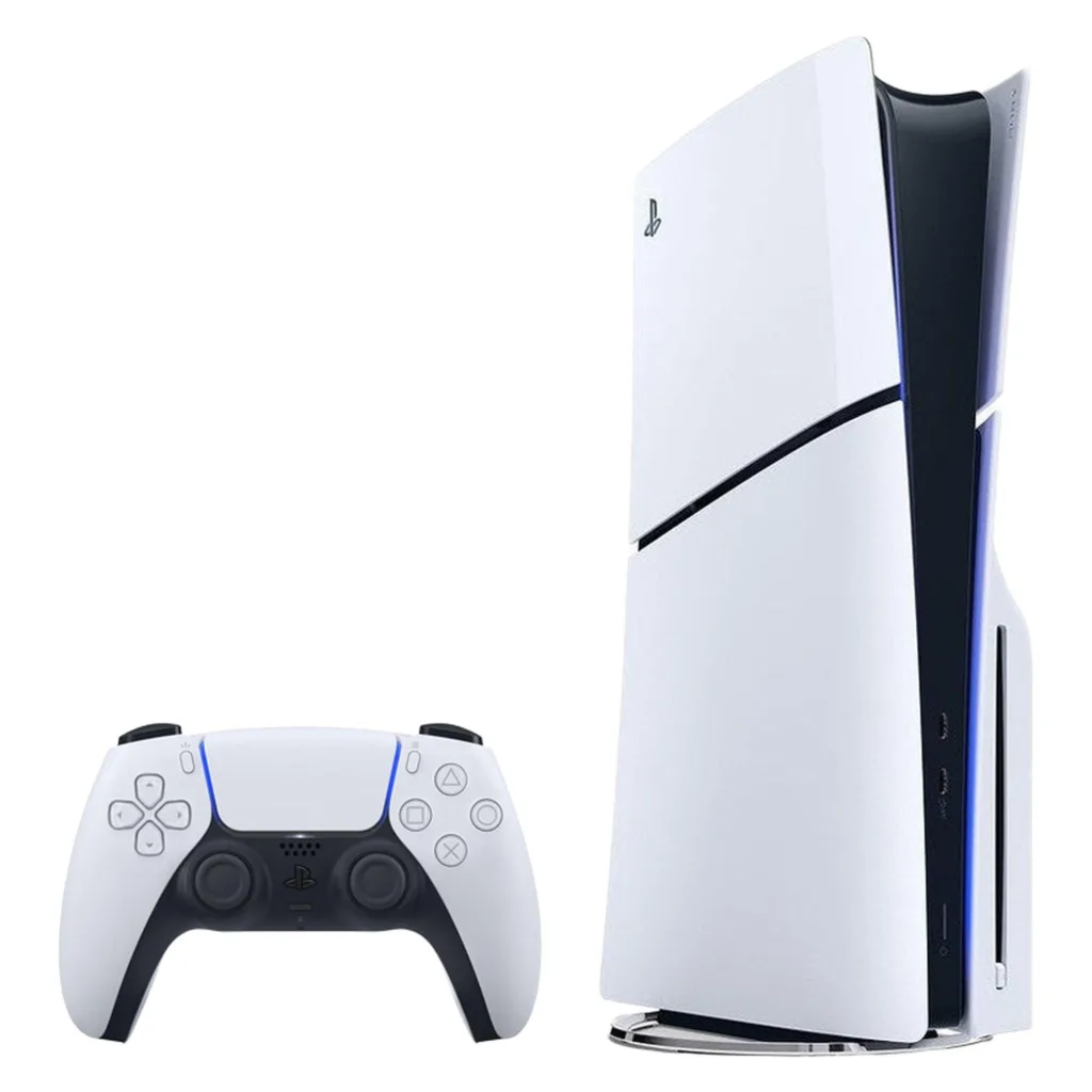 کنسول بازی سونی مدل PlayStation 5 Slim ریجن اروپا سری 2016A نسخه دیسکخور ظرفیت یک ترابایت به همراه بازی EA SPORTS FC 26