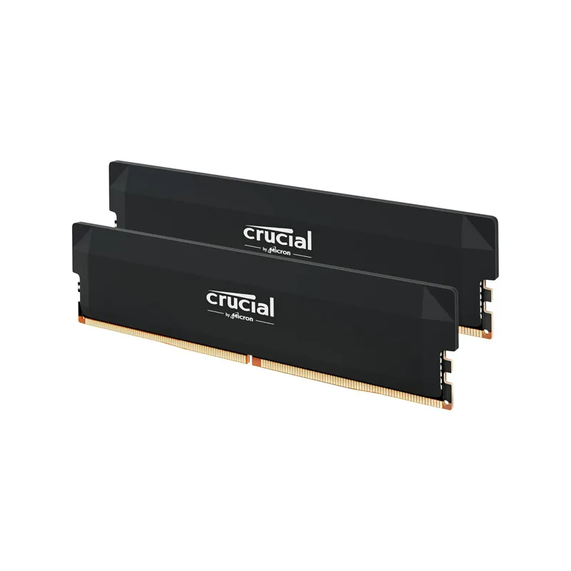 رم دسکتاپ DDR5 دو کاناله 6400 مگاهرتز CL38 کروشیال مدل Pro 32GB OC  ظرفیت 32 گیگابایت