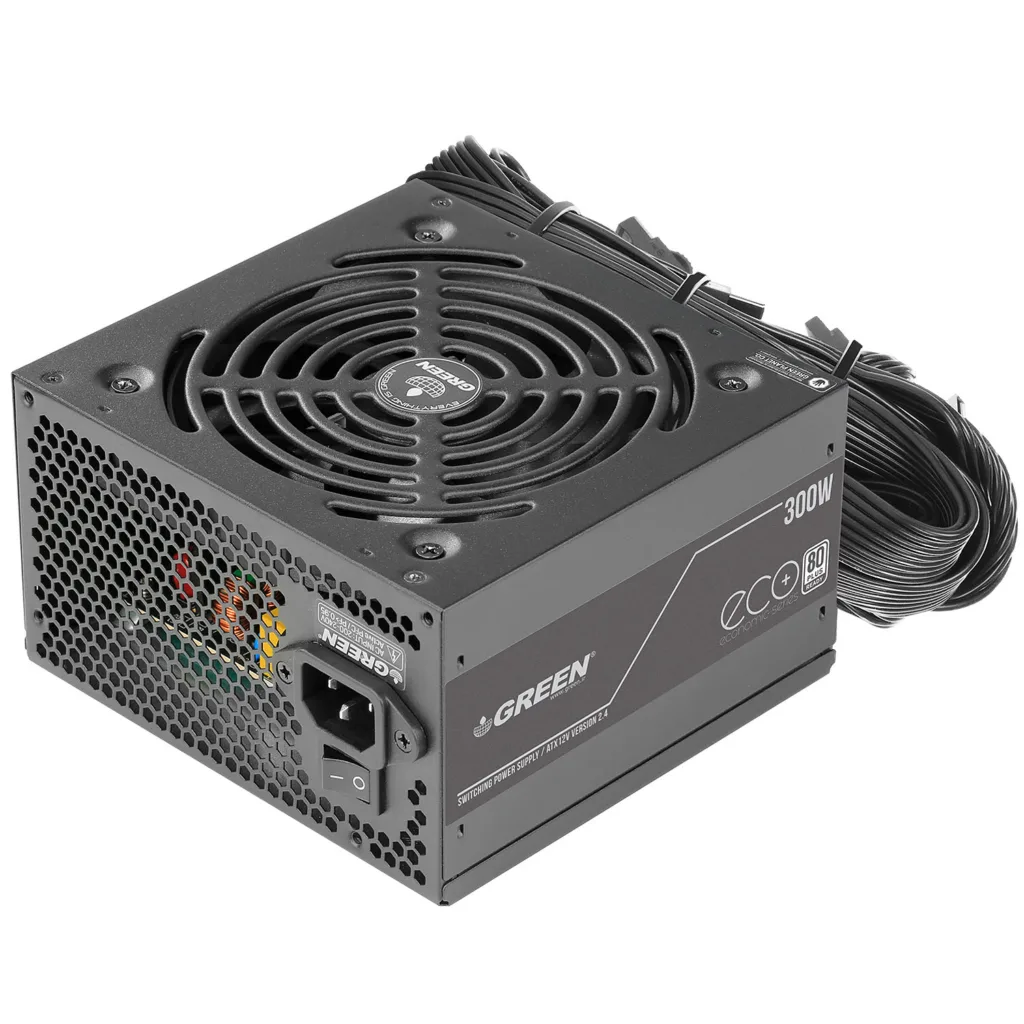منبع تغذیه کامپیوتر 300W وات گرین مدل GP300A-ECO Plus