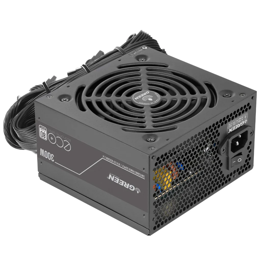 منبع تغذیه کامپیوتر 300W وات گرین مدل GP300A-ECO Plus