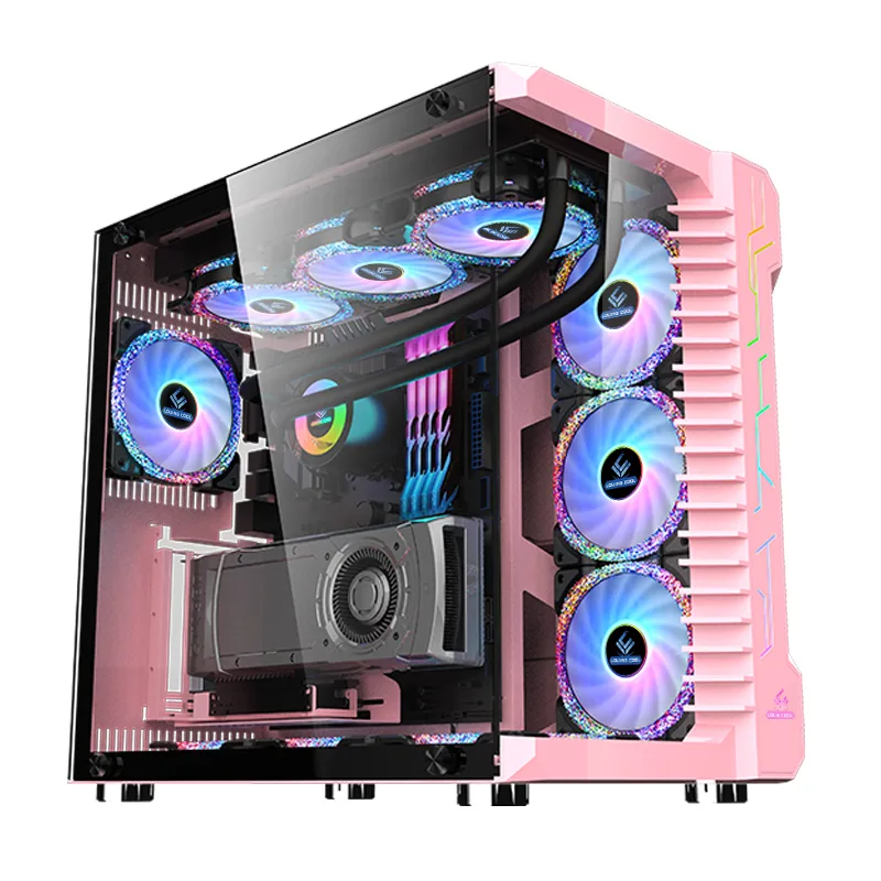 کیس کامپیوتر گیمینگ لاوینگ کول مدل UFO-III PINK