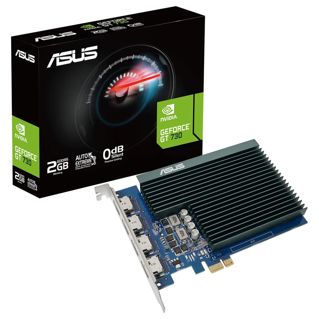 کارت گرافیک مبتنی بر intel ایسوس مدل GT730-4H-SL-2GD5