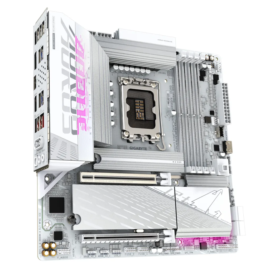 مادربرد گیگابایت مدل B860M AORUS ELITE WIFI6E ICE