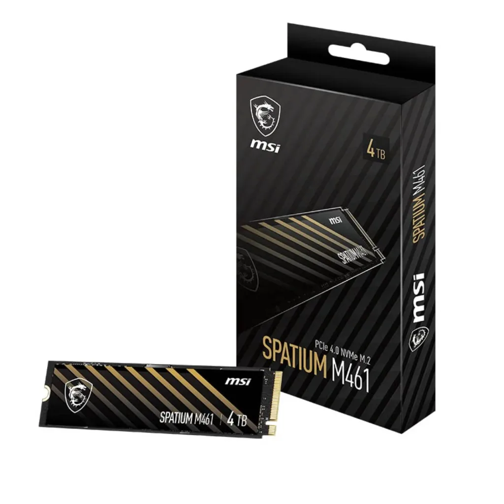 اس اس دی اینترنال PCIe Gen4 x4 ام اس آی مدل M461 ظرفیت 4 ترابایت