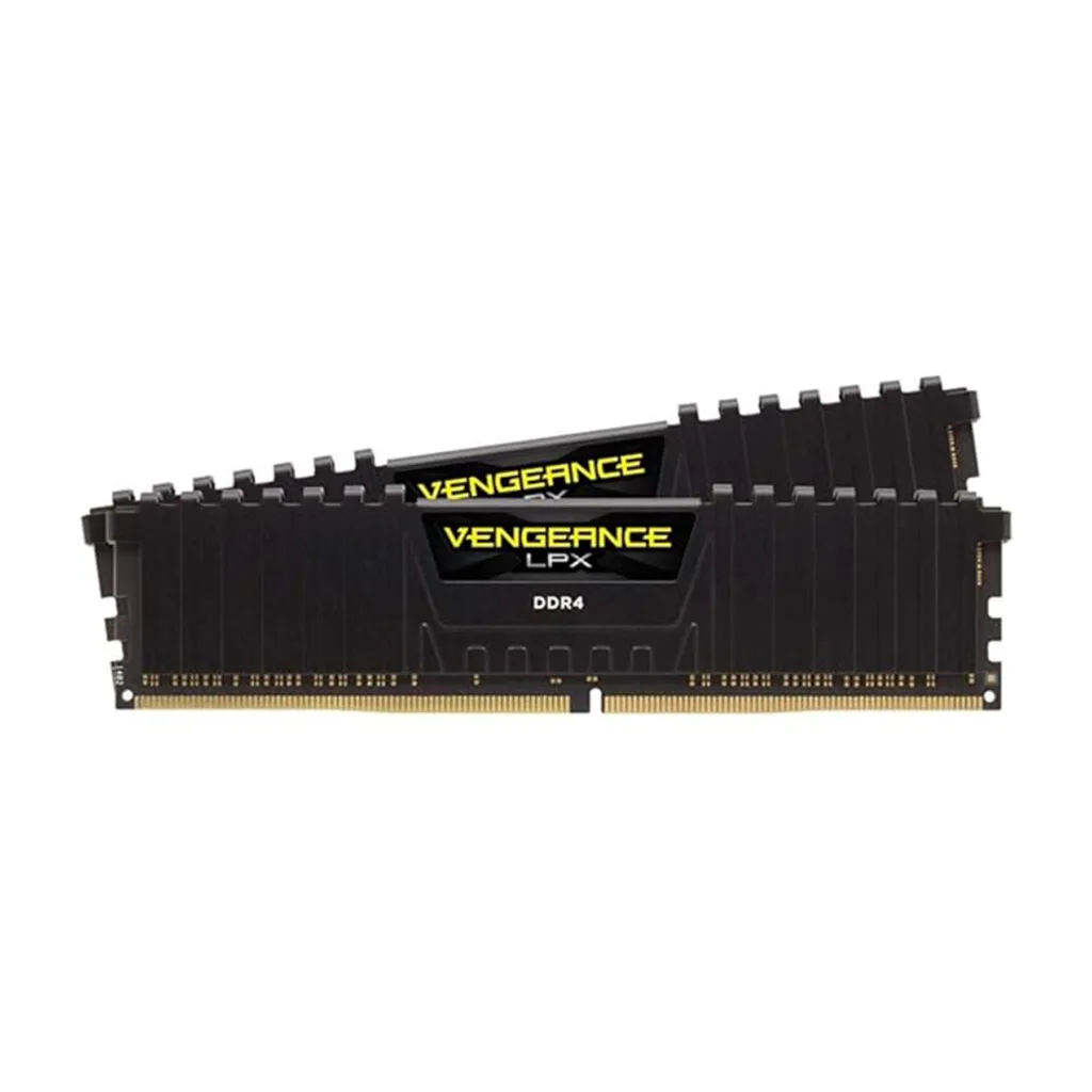 رم دسکتاپ DDR4 تک کاناله 3200 مگاهرتز CL16 کورسیر مدل VENGEANCE LPX ظرفیت 16 گیگابایت