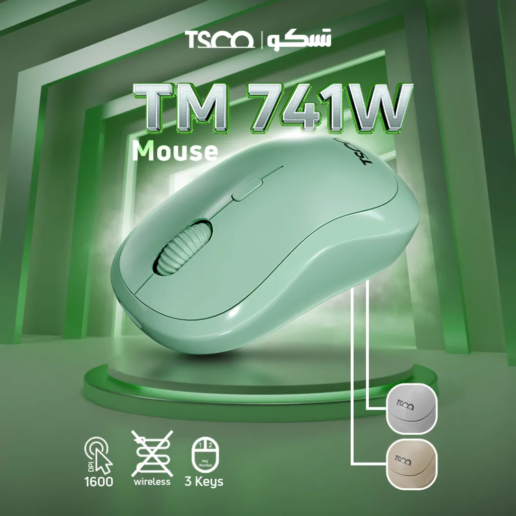 ماوس بی سیم تسکو مدل TM 741W