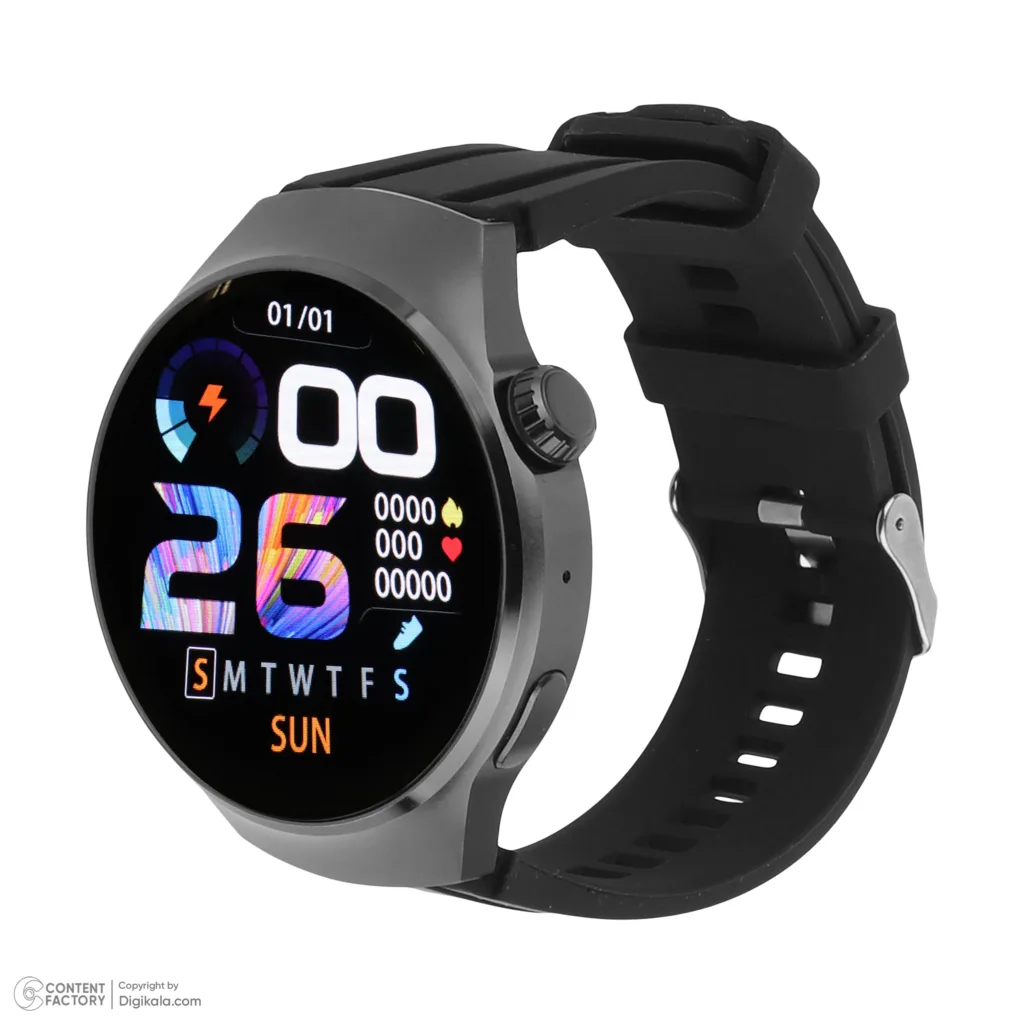 ساعت هوشمند 44 میلی متری اوتل مدل G7 MAX با بند سیلیکونی