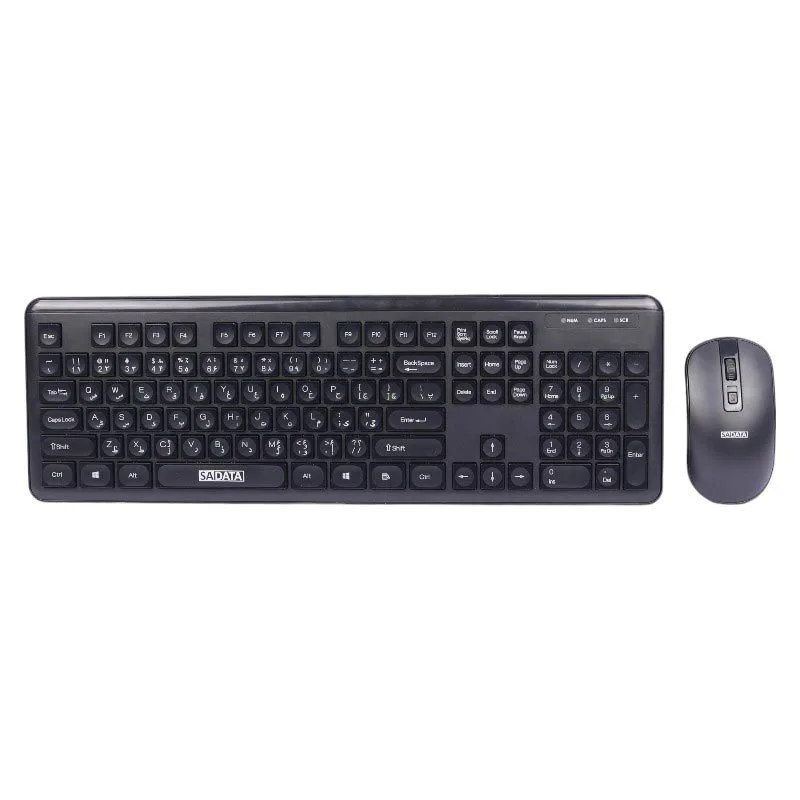 کیبورد و ماوس بی سیم سادیتا مدل SKM-3403