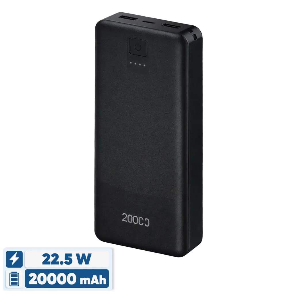 پاوربانک مدل 2OOO0-mah ظرفیت 20000 میلی آمپر ساعت