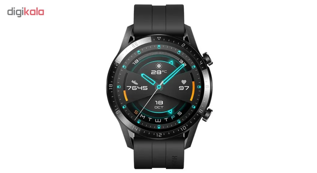 ساعت هوشمند هوآوی مدل WATCH GT 2 LTN-B19 46 mm بند لاستیکی