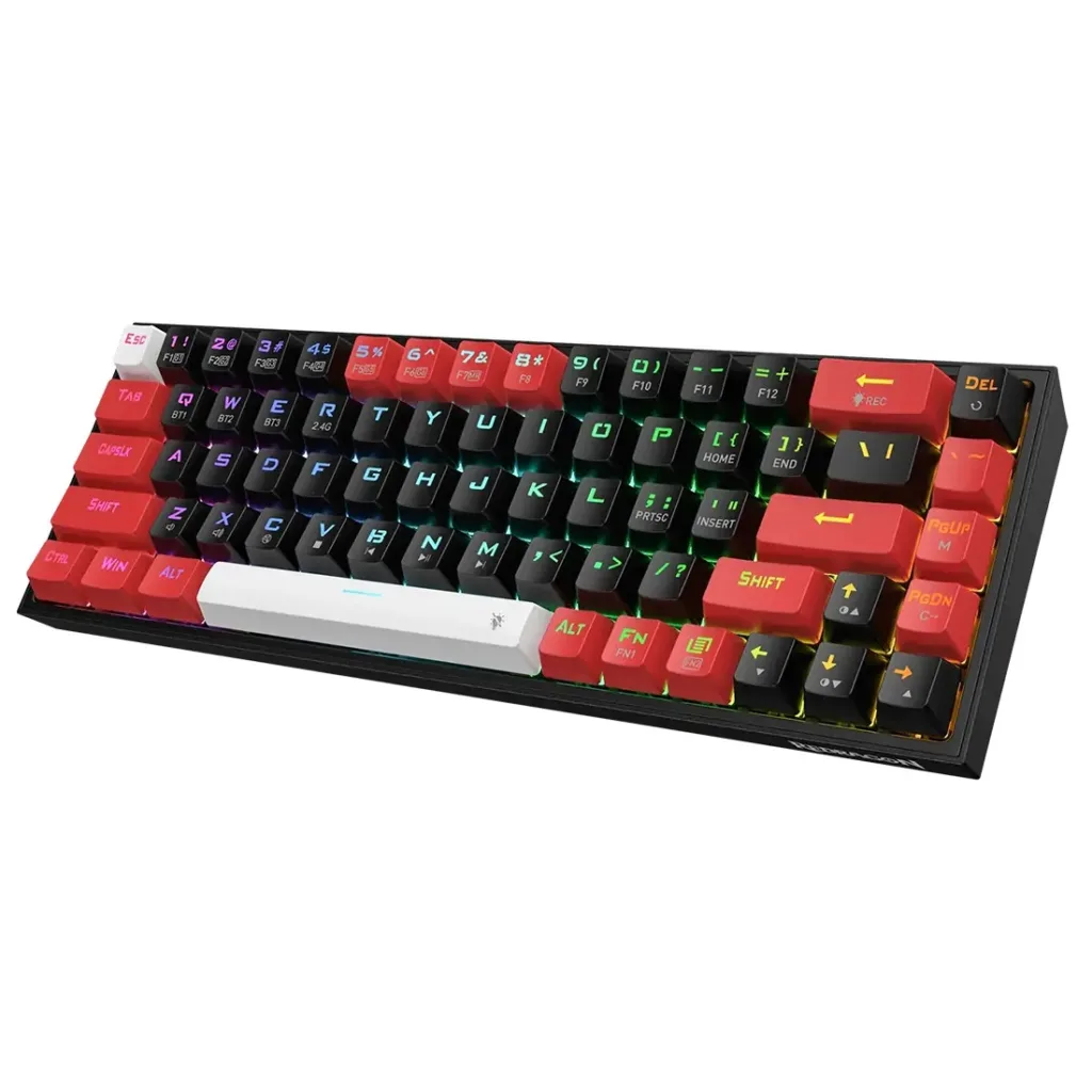 کیبورد مخصوص بازی ردراگون مدل CASTOR K631-PRO-BRW