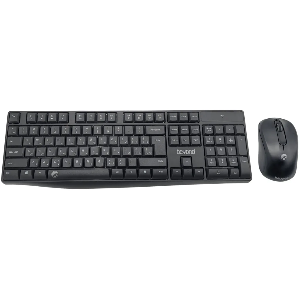 کیبورد و ماوس بی سیم بیاند مدل BMK-5110RF، سوییچ ممبران، Full-Size