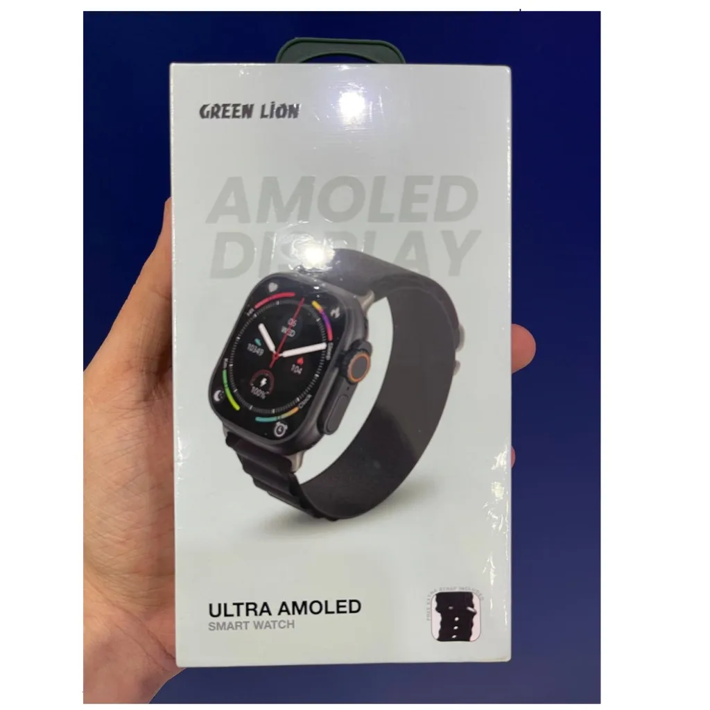 ساعت هوشمند 44 میلی متری گرین لاین مدل MOR ULTRA AMOLED بند سیلیکون