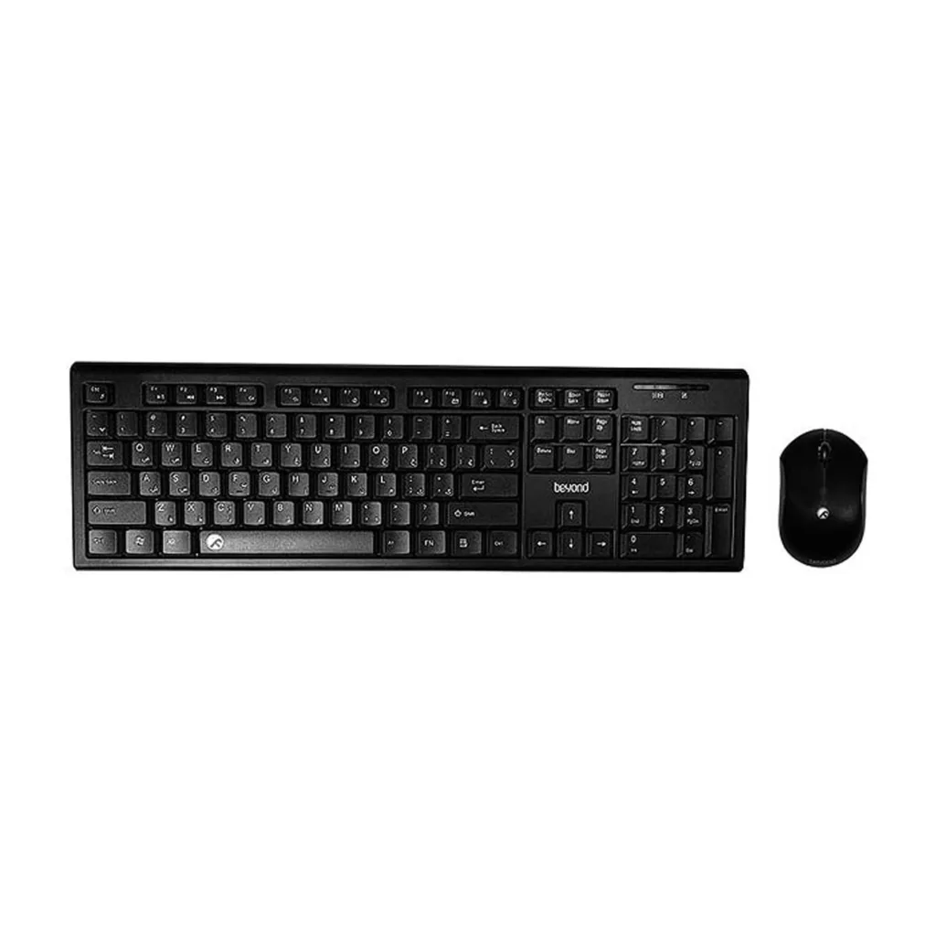 کیبورد و ماوس بی سیم بیاند مدل BMK-4531RF، سوییچ ممبران، Full-Size