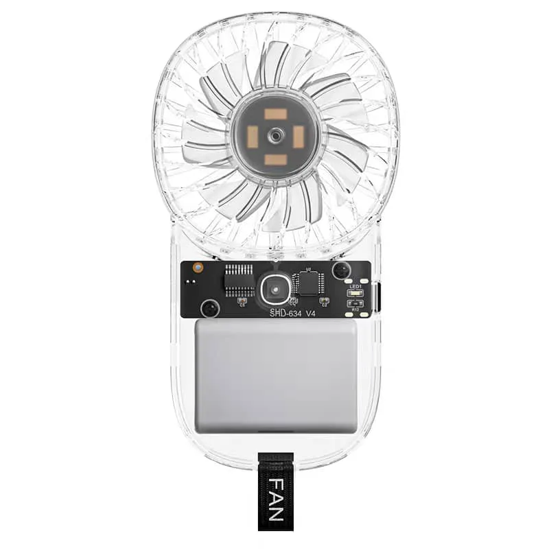 پنکه دستی مدل  TRASNPARENT CARD FAN
