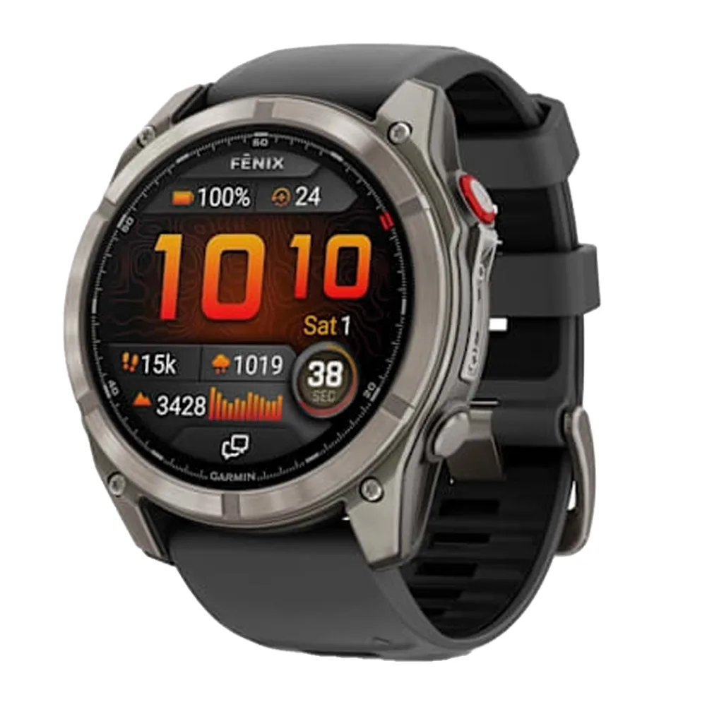 ساعت هوشمند 51 میلی‌متری گارمین مدل Fenix 8 Pro با بند سیلیکونی