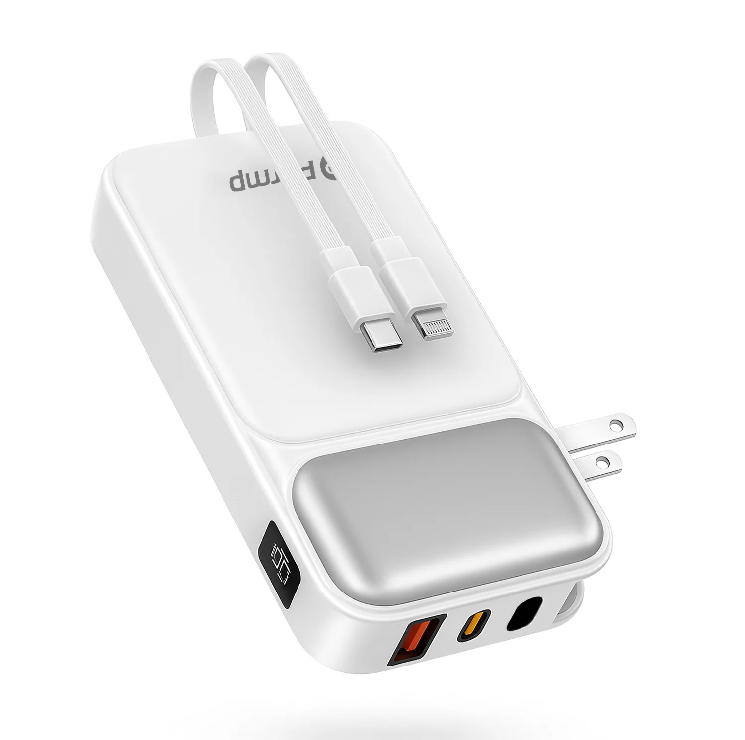 پاوربانک پارمپ مدل PBF-PL10000 22.5W ظرفیت 10000 میلی آمپر ساعت